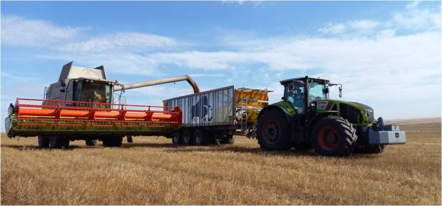 claas tucano: опыт уборки масличного льна